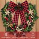 thumbnail image 5 of Christmas Bow PVC Three-dimensional Pinecone Bow Christmas Tree Decoration Pendant, 5 of 7