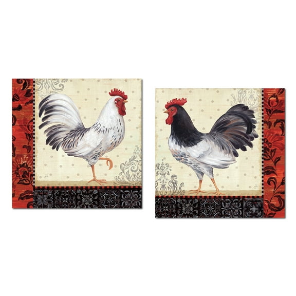 Gango Home Decor Poster, 12" x 12", Set of 2