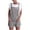 Gray, variant on Viikei Womens Shorts Under $10 Women's Cotton Pocket Retractable Shoulder Strap Short Strap Jumpsuit