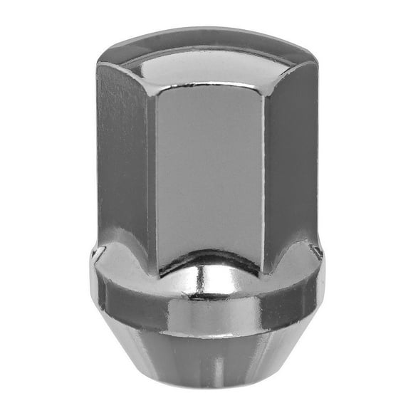 Vista Lug Nuts Lug Nut DPC1014LS 14 Millimeter X 1.5 Thread Size; 60 Degree Conical Bulge; Acorn Lug; Use With Steel/Aluminum Wheels; 1.53 Inch Overall Length; 7/8 Inch Hex Size; Chrome Plated; Steel