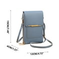 thumbnail image 3 of Anti-Theft Leather Crossbody Phone Bag - RFID Blocking Small Shoulder Purse for Women - Fashionable Key Holder and Cell Phone Carrier, 3 of 5