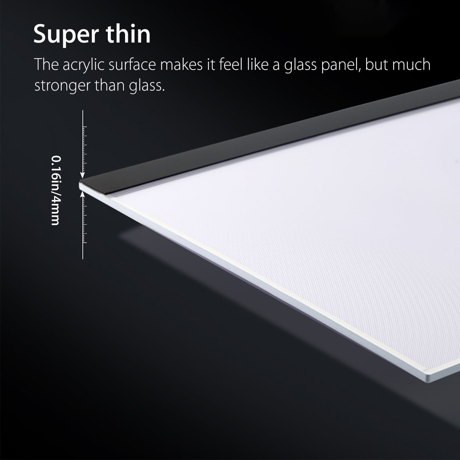 WarmShine A5 Size LED Light Box Ultra-Thin Portable Tracer LED Artcraft Tracing Light Pad Light Box 3 Level Brightness for Artists Drawing Sketching Animation and 5D DIY Diamond Painting