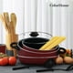 thumbnail image 2 of Batería de Cocina ColorHome Kit Sartenes Acero 16 Pzas Antiadherente Rojo, 2 of 9