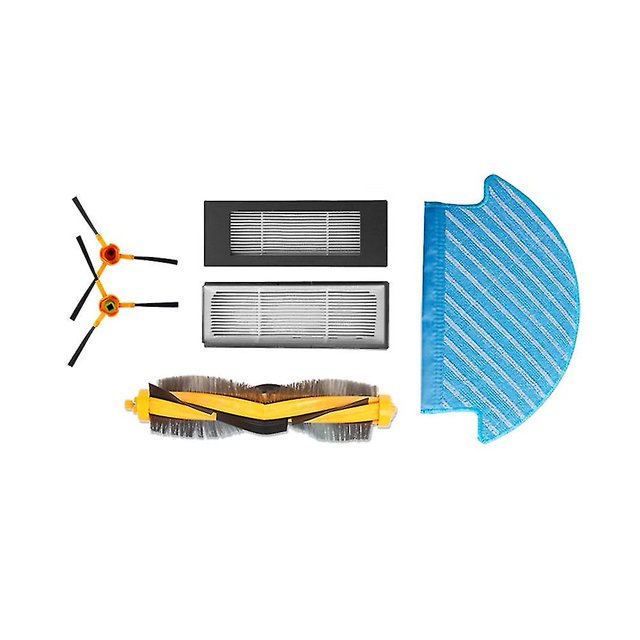 Kit de filtro de cepillo lateral principal Compatible con Ecovacs Deebot Ozmo Dj35 Dn33 Dn55