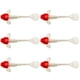 thumbnail image 3 of Cebo Bionic Falso Gigante Salamandra Accesorios de Pesca ( ) Rojo Blanco 6 Piezas, 3 of 5