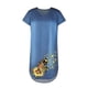 thumbnail image 3 of Vestido HUOGUO para mujer, holgado, de verano, con cuello en V, estampado floral, 3 of 3