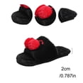 thumbnail image 4 of SBYOJLPB Women's Winter Slipper with Plush Decoration Casual Indoor Open-Toe Slippers, 4 of 9