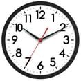 thumbnail image 1 of Reloj de pared AKCISOT de 35 cm, silencioso, no hace tictac, funciona con pilas, 1 of 8