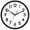 A_black-10 Inch, variant on Wall Clock 10 Inch Silent Non-ticking Modern Clocks Operated - Analog Small Classic For Office Home Bathroom Kitchen Bedroom School Living Room(black)