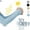 Blue, variant on 5 Pairs Cooling Arm Sleeves Cover for Men Women UV Sun Protection UPF 50 Compression Long Sleeves Cover for Outdoor Sports Driving Cycling Golf Fishing Hiking (White)