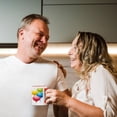 thumbnail image 3 of 3dRose, Red, Blue, Yellow, and Green Floating Balloons, 11oz Two-Tone Red Mug, 3 of 7
