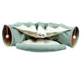 thumbnail image 2 of Gato Plegable Crackle Tunnel Pet Interactive Puppy Tube Kitten Play Toy Hides Verde Yuyangstore Juguete del túnel del gato, 2 of 8