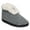 grey, variant on Gaahuu womens faux wool elastic front memory foam slipper boot
