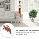 thumbnail image 2 of 1pc Natural Bamboo Wind Bell Five-pointed Star Wind Chime Hanging Decoration, 2 of 3