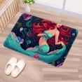 thumbnail image 5 of Mermaid Polyester Non-Slip Machine Washable Indoor Rug Floor Mat Chair Rug, 5 of 6