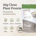thumbnail image 3 of swiig Organic Vanilla Ancient Grains Plant Protein Organic Vanilla Ancient Grains Plant Protein, 3 of 9