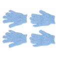 thumbnail image 1 of Guantes exfoliantes para ducha BuyWeekMX 2 pares de guantes de baño exfoliantes exfoliantes corporales rendimiento de alta gama, 1 of 9