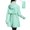 Green, variant on BALEAF Women's Long Rain Coat Packable Waterproof Windbreaker Lightweight Cycling Jacket with Hood Black L