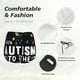 thumbnail image 4 of Balery I Love With Autism To The Moon And Back Pantalones cortos deportivos para mujer con forro y dos bolsillos, elásticos, para entrenamiento, gimnasio, yoga-Small, 4 of 7