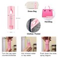thumbnail image 6 of ZOMFOM Nano Facial Steamer Mist Spray Eyelash Extensions Cleaning Pores Water SPA Moisturizing Hydrating Face Sprayer USB Rechargeable Mini Beauty Device - Summer gives you cool (Pink), 6 of 7