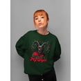 thumbnail image 2 of Don't Kramp My Style Sweater Dark Humor Christmas Tee Women's Sweatshirt, 2 of 4