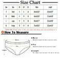 thumbnail image 3 of MuZeFu Thongs for Women Black Women's Solid Color High Waisted Bikini Lace Ice Silk Underwear, 3 of 6