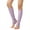 Medium light purple, variant on Women Girls Stirrup Leg Warmers Boot Cuffs Ribbed Knit Solid Color Toeless Knee High Socks for Latin Ballet Dance Yoga