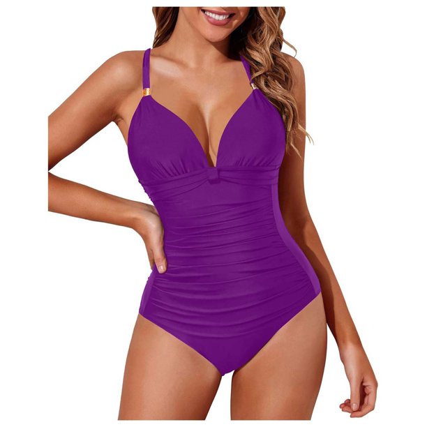 WILLBEST Trajes de Baño Mujer Dos Piezas Traje de Baño de Color A La Moda Para Mujer Traje de Baño Estilo Bikini Sexy Para Playa