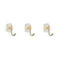 thumbnail image 3 of maskred Multi-purpose Acrylic Luxury Wall Hook Strong Bearing Capacity Suitable For All Settings gold 3Set, 3 of 6