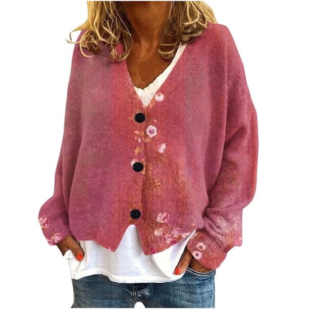 Puntoco Chaqueta Informal Con Botones Y Estampado De Moda Para Mujer