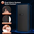 thumbnail image 3 of Biometric Fingerprint Gun Safe with LCD Screen and Silent Mode, 10-12 Gun Safe for Long Guns and Shotguns with 3 Magnetic Gun Slots and 3 Metal Storage Box, 3 of 6