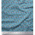 thumbnail image 1 of Soimoi Poly Georgette Fabric Scientific Lab Equipments Education Theme Print Fabric by The Yard 42 Inch Wide, 1 of 3