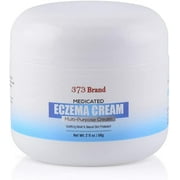 373 Brand Medicated Eczema Cream, 2oz | Doctor Recommended in Clinics, Nursing Homes and in Home use | Unscented, Fragrance Free | Fast Acting, Speeds Healing, Multi Purpose