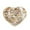 🔥 Khaki_Base#479, variant on Heart Shaped Resin Bowl | Transparent Decorative Trinket Dish with Stone Chips Pattern, Durable Small Jewelry Holder for Keys, Gifts & Home Decor, 2.99 x 2.75 in, 1 Pc