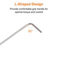 thumbnail image 6 of Uxcell 2pcs Ball End Hex Key Wrench 1.5mm CR-V L-Shape Extra Long Arm Hexagon Metric Wrenches Repairing Tool, 6 of 8