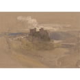 thumbnail image 2 of Samuel Palmer 24x18 Gold Ornate Framed and Double Matted Museum Art Print Titled - Conway Castle (1836), 2 of 4