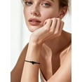 thumbnail image 3 of KeyStyle Heart Bracelet for Women Adjustable Bangle Stainless Steel Birthday Christmas Valentine Day Jewelry Gifts, 3 of 11