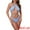 Light Blue, variant on DARING DIVA Women's Criss Cross Ribbed Knit Bikini Sets X-Small Black