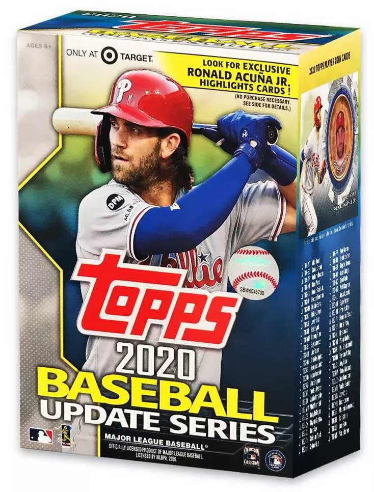 MLB Topps 2020 Update Series Baseball Trading Card BLASTER Box [7 Packs