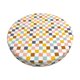 thumbnail image 1 of Balery Colorful Checkered 1 Fundas de asiento para taburete de bar redondo de tela de terciopelo ajustables que protegen de arañazos y manchas para sillas de 14 a 17 pulgadas.-13 inch, 1 of 7