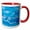 Red/White, variant on 3drose, Usa, Alaska, Glacier Bay National Park. Close-up of Blue Ice., 15oz Mug