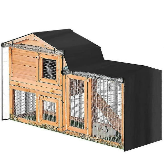 Rabbit Hutch Cover For Double Hutches Waterproof For Bird Cages In Winter