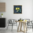 thumbnail image 3 of Stupell Industries Lemon Branches on Blue Food & Beverage Painting Gold Floater Framed Canvas Art Print Wall Art, 25 x 25, 3 of 10