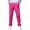 Hot Pink, variant on Boys Uniform Chino Pants Kids Elastic Waist Pull on Twill Pants with Pockets Brown 7-8 Years