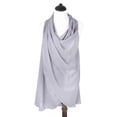 thumbnail image 3 of TrendsBlue Solid Color Chiffon Kimono Scarf Wrap Vest Beach Cover Up, 3 of 6