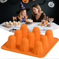 thumbnail image 4 of Halloween Ghost Silicone Mold - 9 Grid Non-Stick Silicone Chocolate Mold for DIY Kitchen Baking Use, 4 of 5