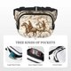 thumbnail image 5 of Fotbe Western Desert Cowboys1 Cangurera Cuadrada con Estampado de Doble Capa, Bolsa de Cintura Ajustable Mini para Hombres y Mujeres, 5 of 9
