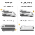 thumbnail image 6 of Collapsible Dish Drying Rack Portable Dinnerware Drainer Organizer for Kitchen RV Campers Travel Trailer Space Saving Kitchen Storage Tray, 6 of 7