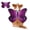 Purple, variant on GASTROPOD Dog Halloween Costumes,Cute Large Dog Halloween Costumes,Felt Butterfly Wings for Halloween, Parties, Photoshoots Halloween Costumes for Dogs,Pink,S