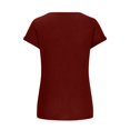 thumbnail image 7 of MeetoTime Women's Knit Cuff Short Sleeve Blouse Lace Crochet Round Neck Shirts Summer Elegant Stretchy Tunic Tops, 7 of 7